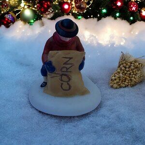 Dept 56 Harvest Seed Cart - Boy - Loose Figurine - New England Village - 1993